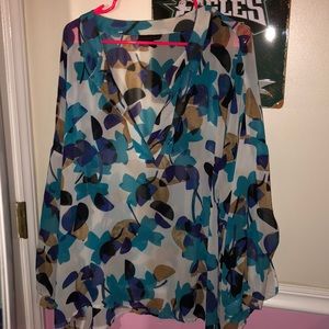 Beautiful plus Lane Bryant floral blouse